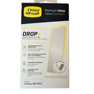 OtterBox Premium Glass Screen Protector for Samsung Galaxy S25 Ultra Clear 9H